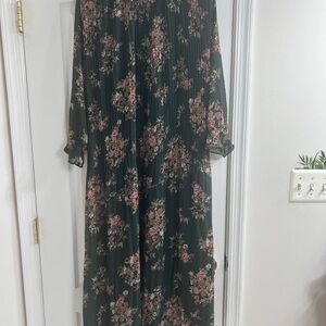 Elegant Floral Maxi Dress